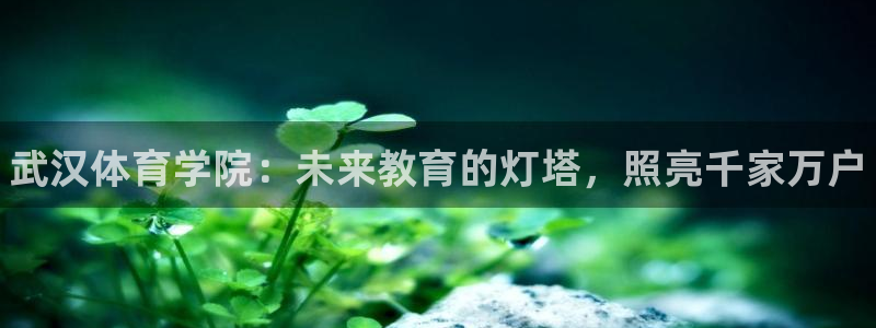 千亿国际官网下载招商电话：武汉体育学院：未来教育的灯塔，照亮