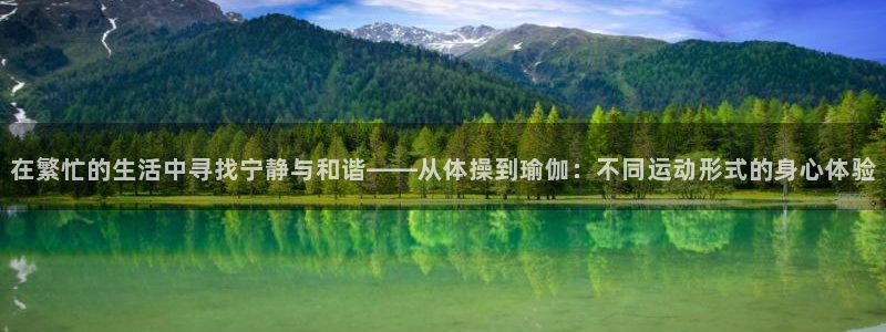 千亿国际官方正版app神州：在繁忙的生活中寻找宁静与