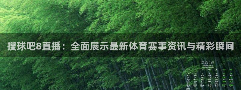 搜球体育直播app：搜球吧8直播：全面展示最新体育赛事资讯与精彩瞬间